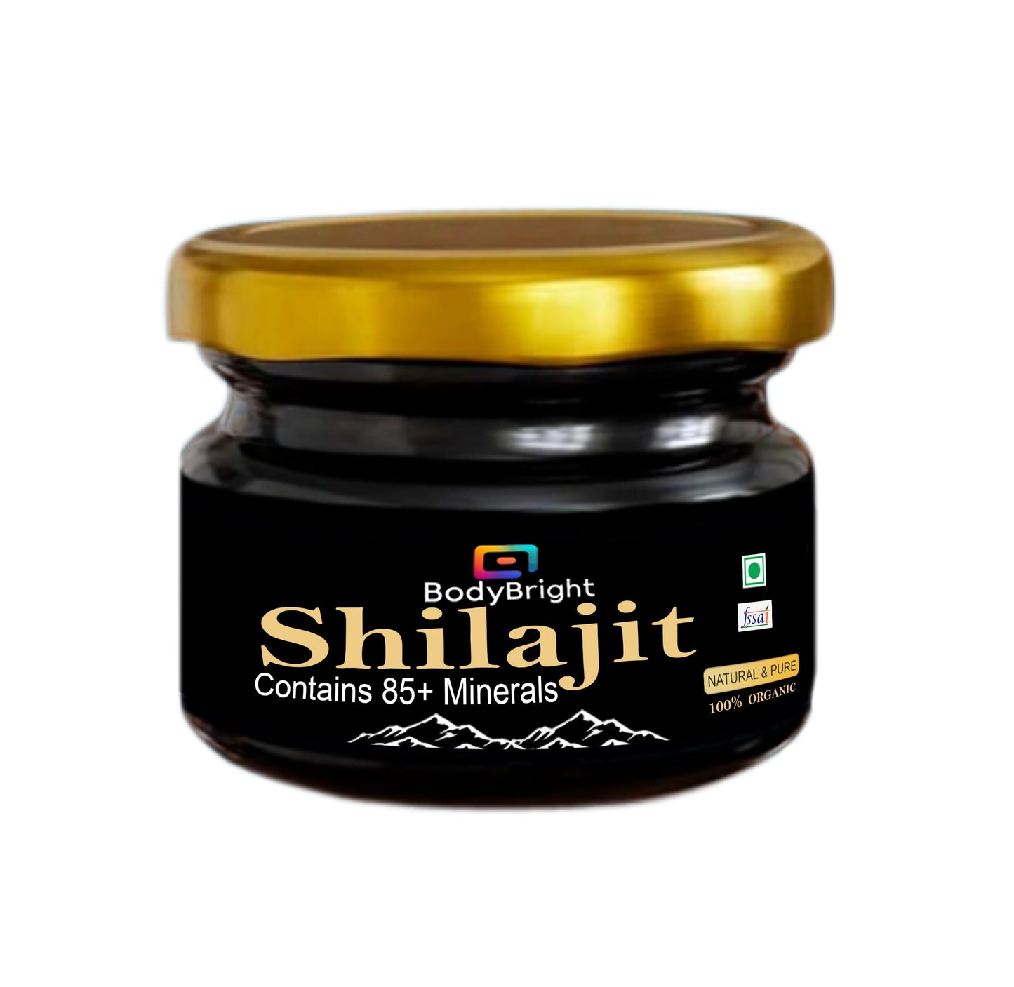 BodyBright Shilajit | 100% Pure Himalayan Resin | For Men and Women | Pack of 2