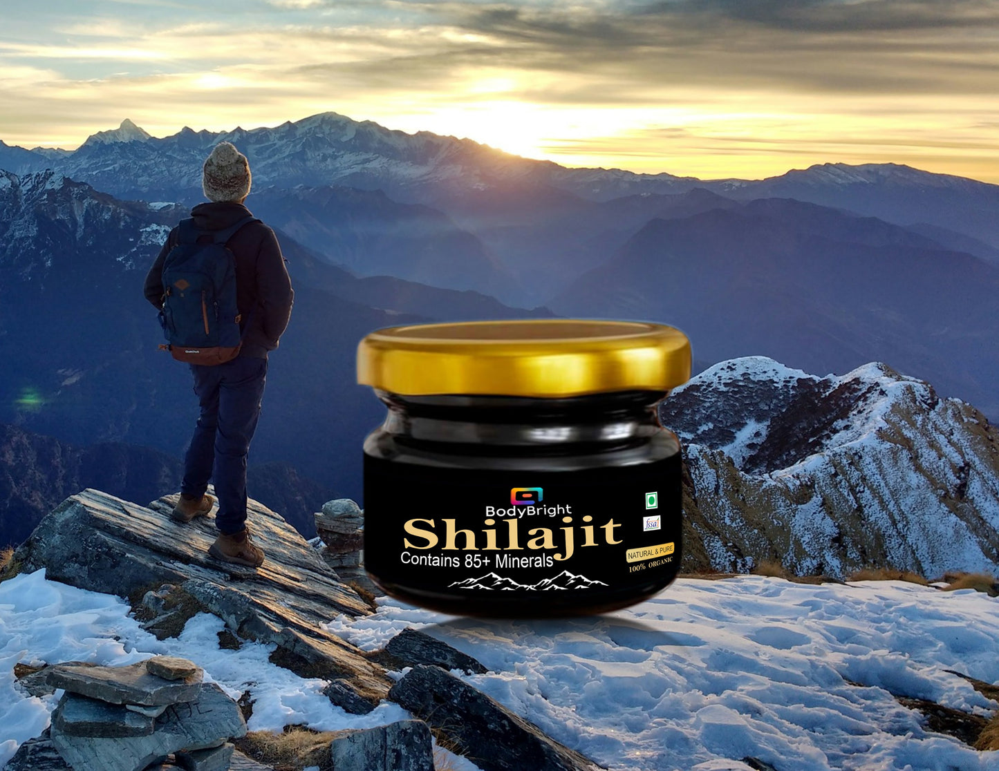 BodyBright Shilajit | 100% Pure Himalayan Resin | For Men and Women