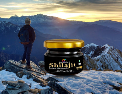 BodyBright Shilajit | 100% Pure Himalayan Resin | For Men and Women