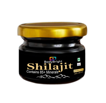 BodyBright Shilajit | 100% Pure Himalayan Resin | For Men and Women | Pack of 2